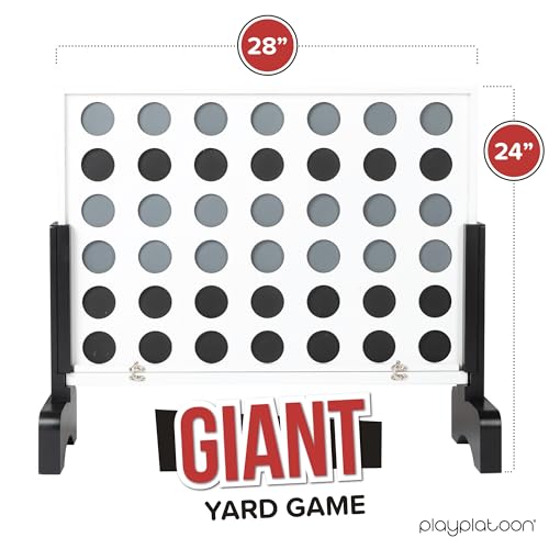 Juego gigante 4 en línea de madera para exterior miniatura 2