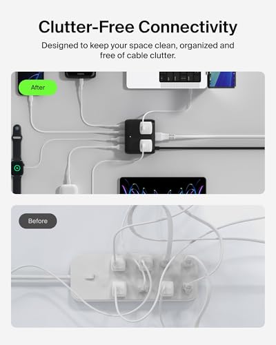 Belkin 70W GaN 7-in-1 Charging Station with AC Outlets — view 6