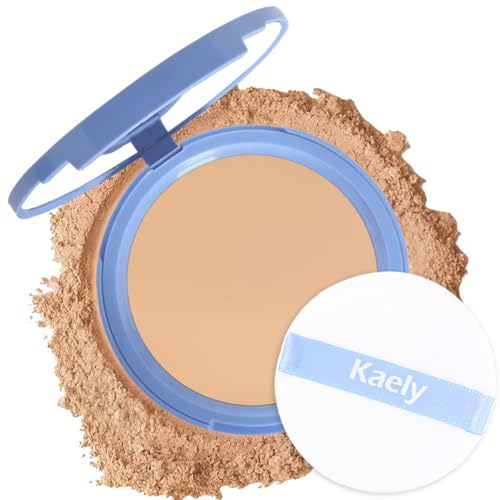 Oil Control Matte Perfection - Polvo de maquillaje compacto para la cara, polvo de maquillaje mate, suave, impecable, polvo de maquillaje compacto, impermeable, de larga duración