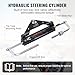 VEVOR 150HP Hydraulic Outboard Steering Kit Boat Marine System, Built-in Two-Way Lock Cylinder, 150HP Pump and High-Strength Nylon Hose for Single Station, Single-Engine use