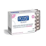 [60 cáps] PCOS Niam |Para 2 meses| Pastillas naturales para el equilibrio y la regulación hormonal, con D-Chiro Inositol + Ácido Pantoténico + Vitaminas, 100% natural | 1 cápsula al día |