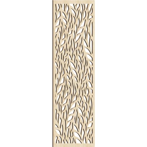Image of 19 3 /8 inchW x 49 3 /8 inchH x 1 /4 inchT Ortonville Decorative Fretwork Wood Wall Panels, Birch
