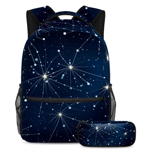 Cartable Galaxy Shining Virgo 6 grand sac à dos 35 cm avec trousse scolaire mixte