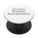 Govern Yourself Accordingly Lawyer PopSockets Swappable PopGrip