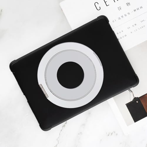 Housse protectrice Meebook P78 Pro élégante noir et argent avec support - 3