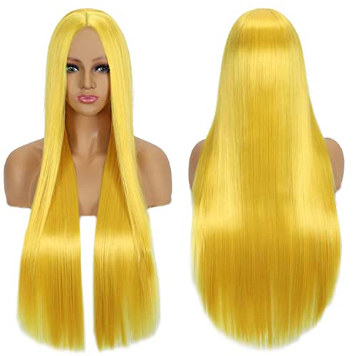 Parrucca per parrucca anime cosplay parrucca con frangia 80cm lungo capelli lisci costume quotidiano cos copricapo finto colore dei capelli: K050-2
