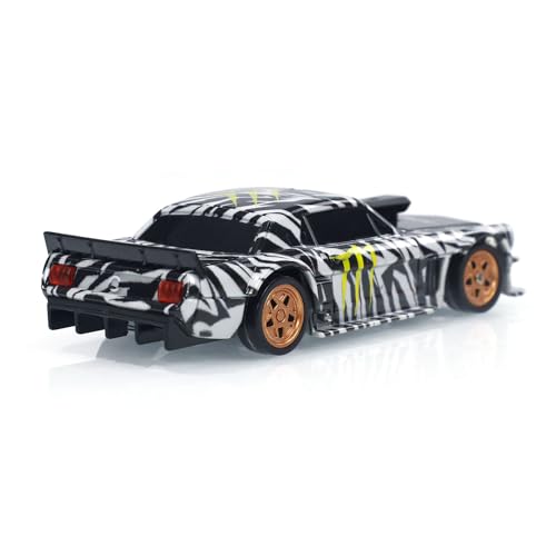 Image of 1 /43 Scale RC Drift Race Vehicle with Gyro 4WD Ready to Go RC Race Car Mini Remote Control Car Tyres Traffic High Speed Race Toy Gift Model for Ages14+(Zebra Print)