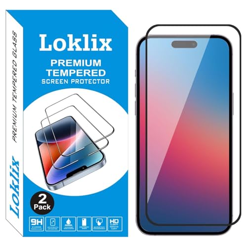 Image of Premium Tempered Glass Screen Protector with Camera Lens Protector for iPhone 15 Pro Max - [2-Pack] Ultra-Clear, Anti-Scratch, Easy Installation
