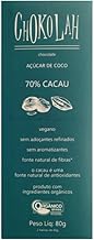 Kit 2X: Chocolate 70% Cacau C/ Açúcar Coco Orgânico CHoKolaH 80g