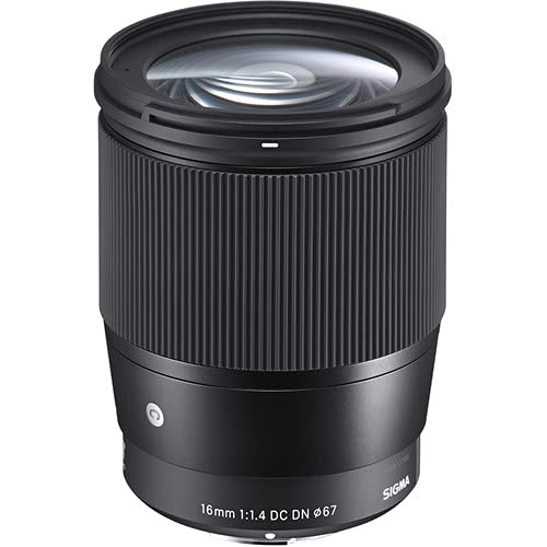 Sigma 16mm f/1.4 DC DN Contemporary Lens for Sony E (402965) Black