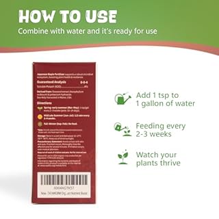 TATAWORM Organic Japanese Maple Fertilizer, OMRI Listed Liquid Seaweed Extract, Kelp Plant Food for Outdoor Lush Growth Healthy Trunks, Ideal for All Japanese Maple Tree Varietals