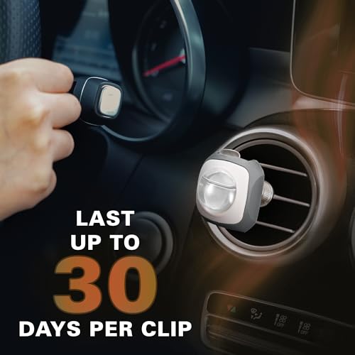 Image of Air Jungles Rest Island Scent Car Air Freshener Vent Clip 6 Ct | Long Lasting Up to 180 days, Natural Essential Oil, Car Fragrance Accessories for Women and Men, Odor Eliminator, 4 mL Each