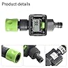 Cloudpower Water Flow Meter Indicator, Digital Magnetic Flowmeters For Water Agricultural Irrigation Flow Meter Clear Display Hall Sensor For Garden Hose 3/4 Inch Connector #1
