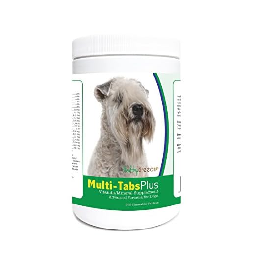 Healthy Breeds Soft Coated Wheaten Terrier Multi-Tabs Plus Chewable Tablets 365 Count