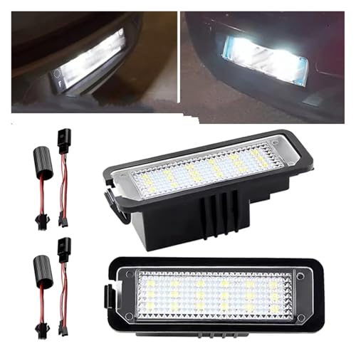 Luz LED trasera para placa de matrícula VW Golf 7 que elimina el testigo de fallo 5