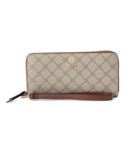 Nine West Lockup 9s Zip Around Wallet With Wristlet