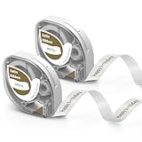 Phomemo 2X P12 Satinband Original 12mm x 2m Seidenband Q5-R234 Satinband Geschenkband für Geschenkparty, Hochzeit DIY Geschenkverpackung P12/P12 Pro/LT12 Labeldrucker