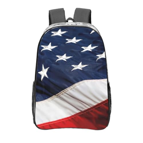 Grand sac à dos léger et transparent style américain pour le travail et le campus