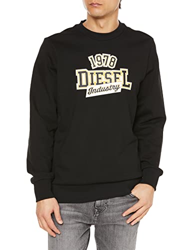 Sweat-shirt Diesel homme noir A03372-9XX : fini les sweats déformés