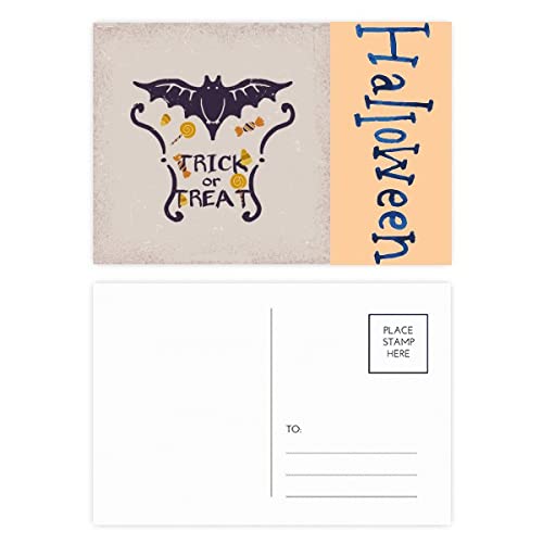 Cartes postales d'Halloween papillon pour vos invitations de fête et déco de table d'automne