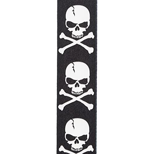 Sangle de guitare Cross Bone Skull pour jouer sur scène avec un style rock affirmé - 2