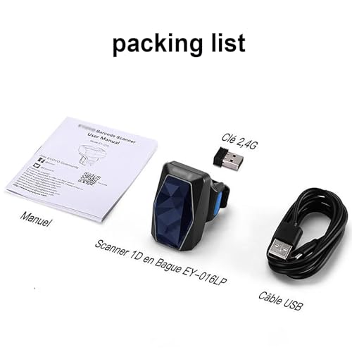 Lecteur de codes-barres avec stockage de données et connexion Bluetooth pour terminal PC - 7