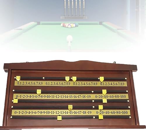 Marcador de billar de madera y goma para snooker miniatura 1