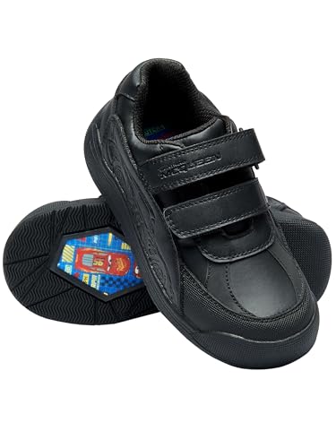 Disney Chaussures Cars | Basquette Enfants Garçons Lightning McQueen | Chaussure Enfant Garçon | Noir 23