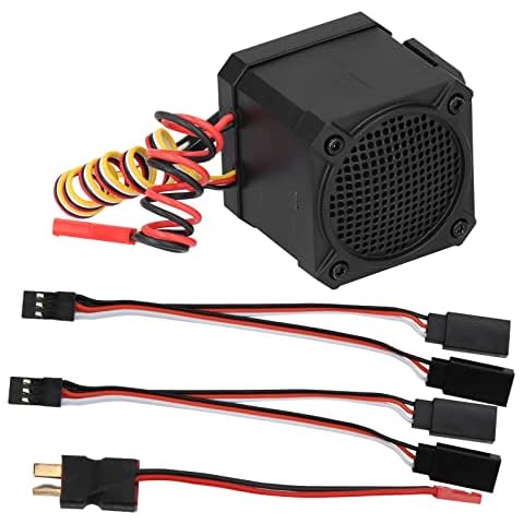 LIANGLIDE Model Sound Unit RC 7×7×6 Engine Sound Simulator 10 Sound Effects Spare Parts Accessories for RC Car Model Cover