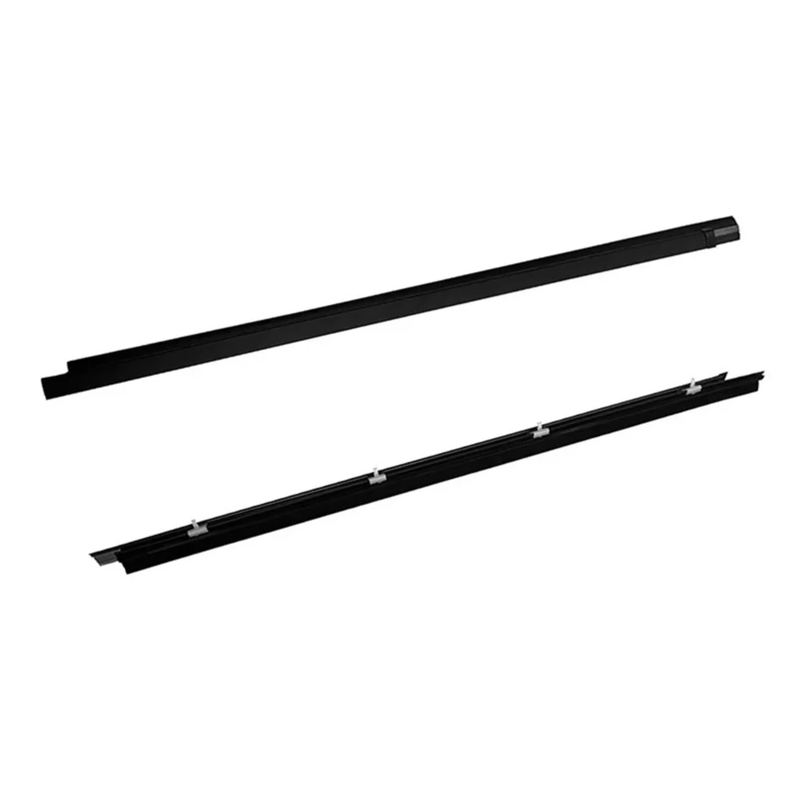 Tudexx One Color Car Weather Stripping Compatible With Toyota For Tacoma 1995-2004 2Pcs Car Window Weather Trim Glass Sealing Strips Automotive Accessories