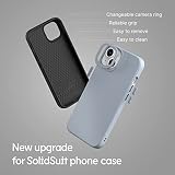 RHINOSHIELD Etui kompatybilne z [iPhone XR] | SolidSuit - amortyzująca wstrząsy smukła konstrukcja ochronna obudowa ochronna z matowym wykończeniem premium 3,5 m / 3,4 m ochrona przed upadkiem