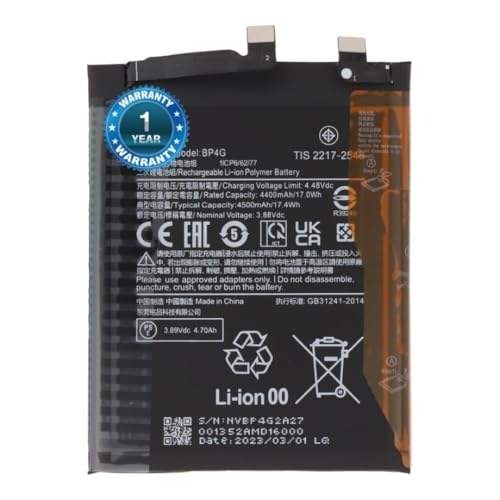 Image of Original BP4G Batery for XIA0MI Mi 13 Lite, 4400 mAh, Battery with 1 Year Warranty** (MAR175)