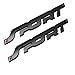 TK-KLZ 2Pcs 3D Metal SPORT Premium Car Side Fender Rear Trunk Emblem Badge Decals for JEEP BMW Dodge Mercedes Benz Chrysler Toyota Honda Nissan Kia Hyundai Chevrolet Ford (Black.)