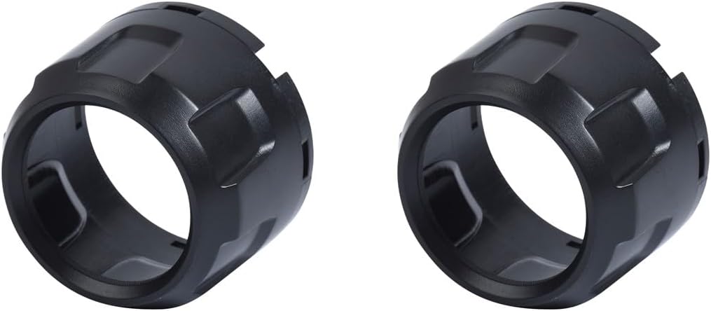 Climate Knobs for Tundra Dual Zone (2014-2021) - 2 Pack - Black