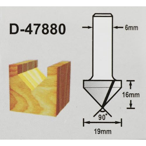 Makita D-47880 V-Nutfräser 19mm