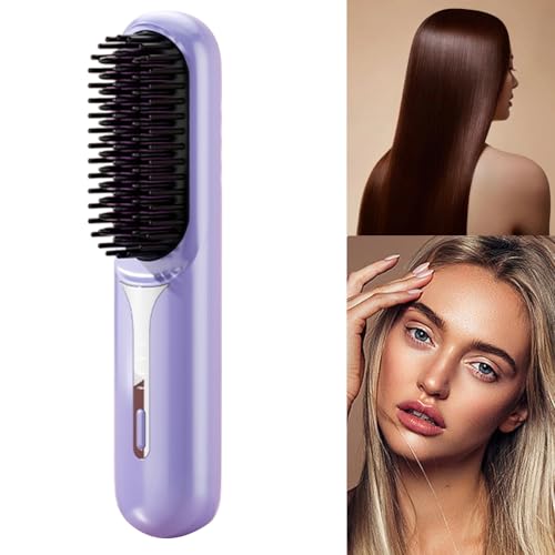 Plancha de Pelo Compacta Portátil con Temperatura Ajustable miniatura 2
