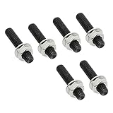 Viene con 4 carcasas endurecidas endurecidas a Allen Drive Speay Studs y tuercas de acabado cromado.