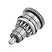 Qiilu Anlasser Roller, Starter Motor Getriebe Kupplung für GY6 49cc 50cc 139 QMB Roller Mopeds ATV