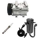RYC Automotive Air Conditioning Compressor and A/C Clutch Kit KT AC33