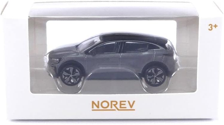 NorevRenault Megane E-Tech 100% Electric 2022 Shadow Grey & Black 1:64