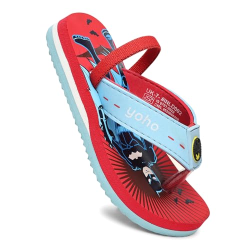 Image of YOHO Slippers for Toddlers | Comfortable and Lightweight Kids FlipFlop|WB Cartoon & Comic Characters: Batman, Superman, PPG, Tom & Jerry, Scooby Do and We Bare Bears Footwear for Girls & Boys