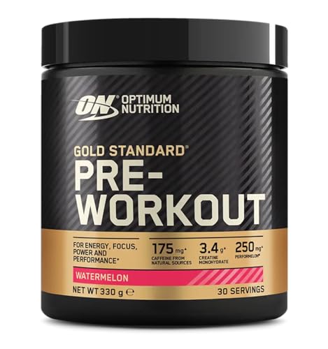 Optimum Nutrition Gold Standard Pre-Workout Pre-Entreno, Sandía - 330 gr