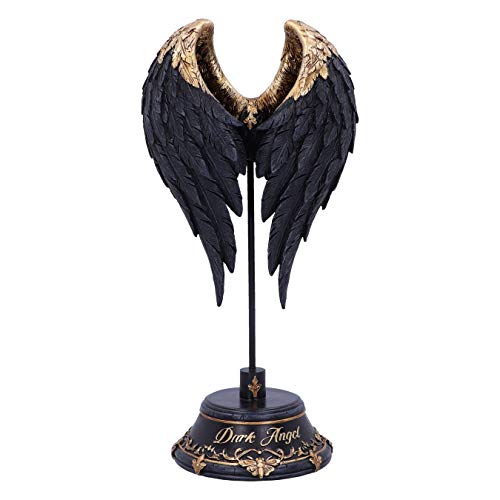 Nemesis Now Dark Angel Gothic Fallen FAE Wing Figur, Schwarz, 26 cm