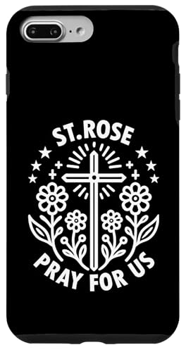 St. Rose Pray For Us �J�g���b�N���l �X�}�z�P�[�X iPhone 7 Plus/8 Plus �p