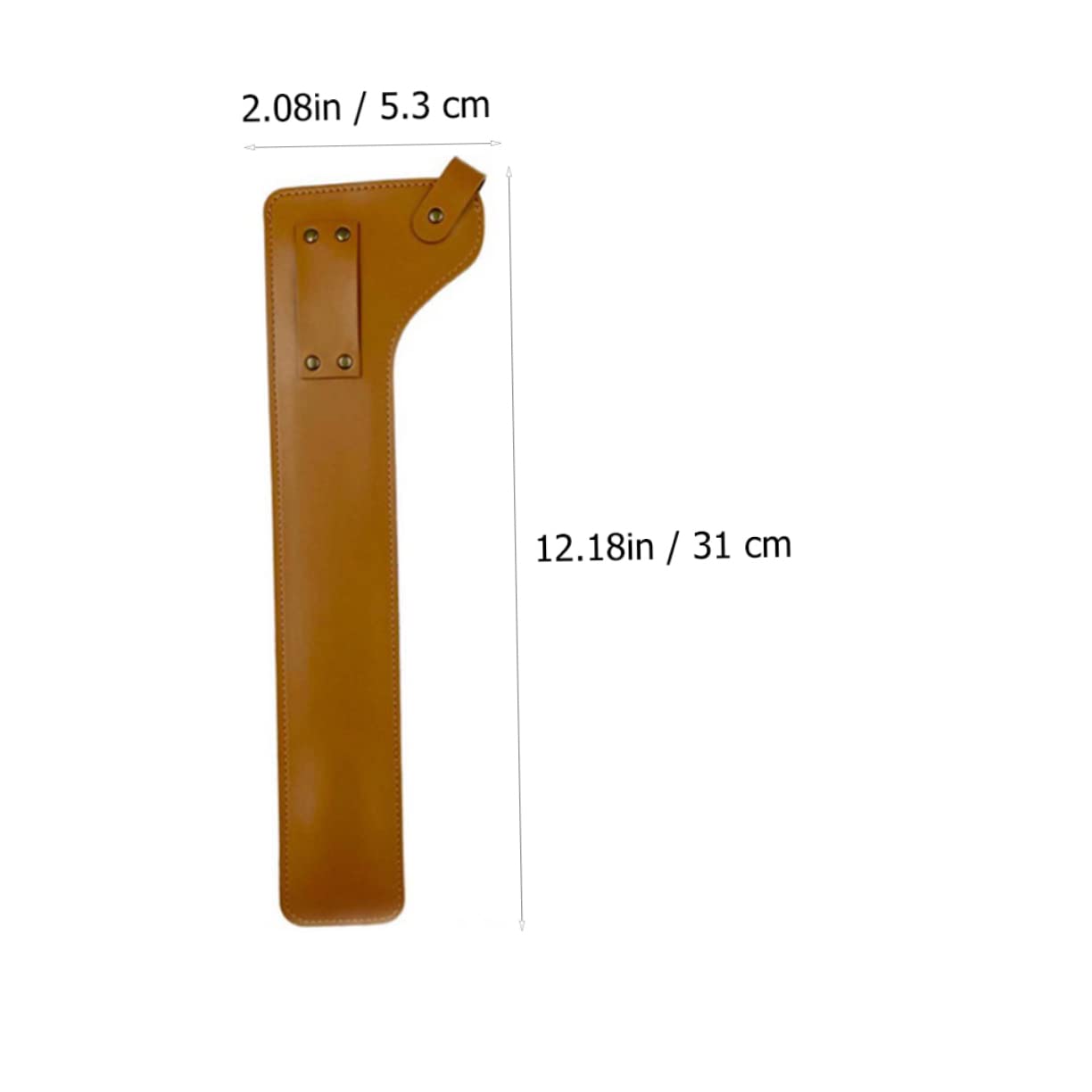 MOBUTOFU Fire Tongs Protective Cover Leather Tong Cover for Barbecue Outdoor Fire Pit Insulated Impact-resistant