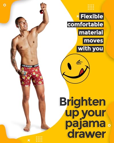 JOE BOXER Santa Briefs for Men Pack of 4, Performance Mesh Boxer Briefs for Men, Christmas Underwear for Men4