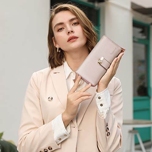 Image of RFID Wallets for Women with Multiple Card Slots and Cellphone Compartment, Womens Wallet