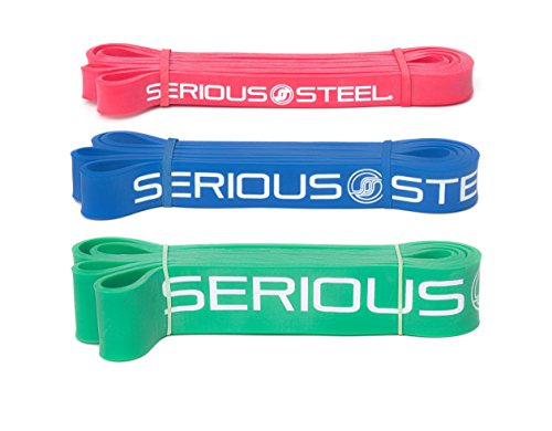 SERIOUS Steel Assisted Pull-up Latex Bands (3-pack)