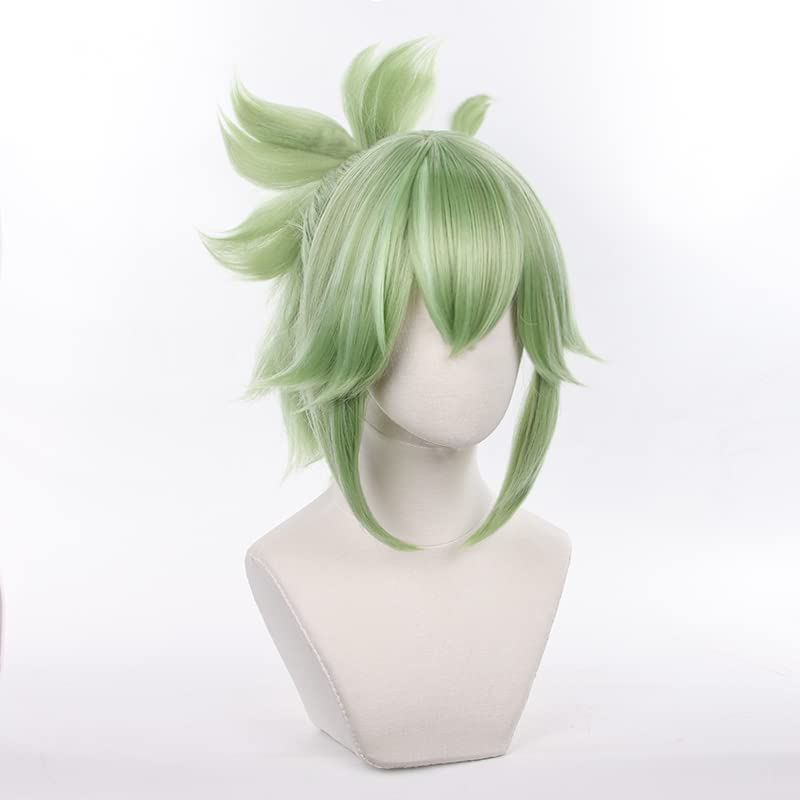 Anime Cosplay Wig, Genshin Impact Wig, with Free Wig Cap, for Halloween Party, Carnival, Nightlife, Concerts, Weddings (Kuki Shinobu) - Image 2