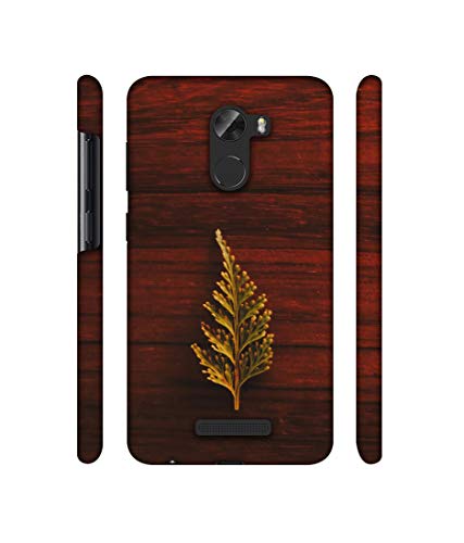 Image of Amazon Brand - Solimo Designer Leaf on Wood 3D Printed Hard Back Case Mobile Cover for Gionee A1 Lite